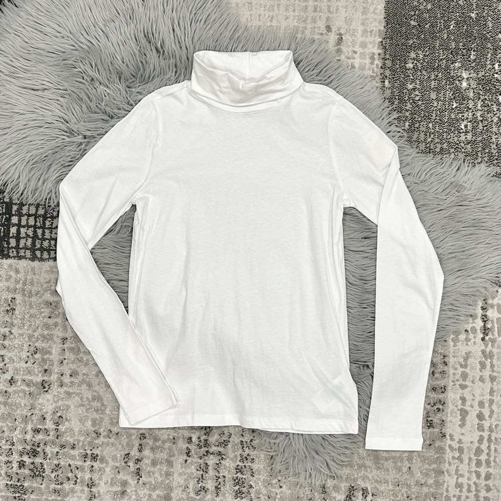 Crewcuts Girls White Long Sleeve Turtleneck Size 14 NWT
